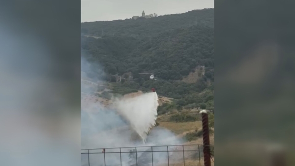 Incendio a Contessa Entellina, in pericolo Monte Genuardo e S. Maria del Bosco