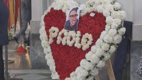 Palermo. Tanta commozione stamattina ai funerali di Paolo Taormina