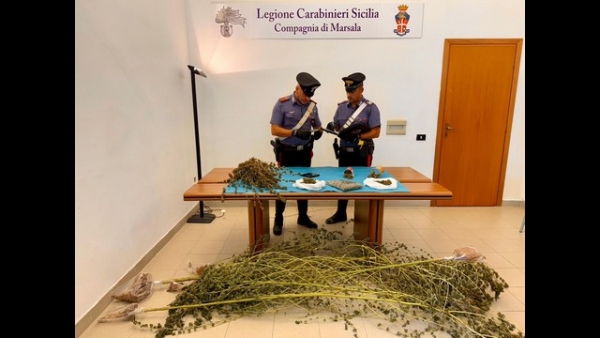Spaccio di droga, due arresti a Palma di Montechiaro e uno a Marsala